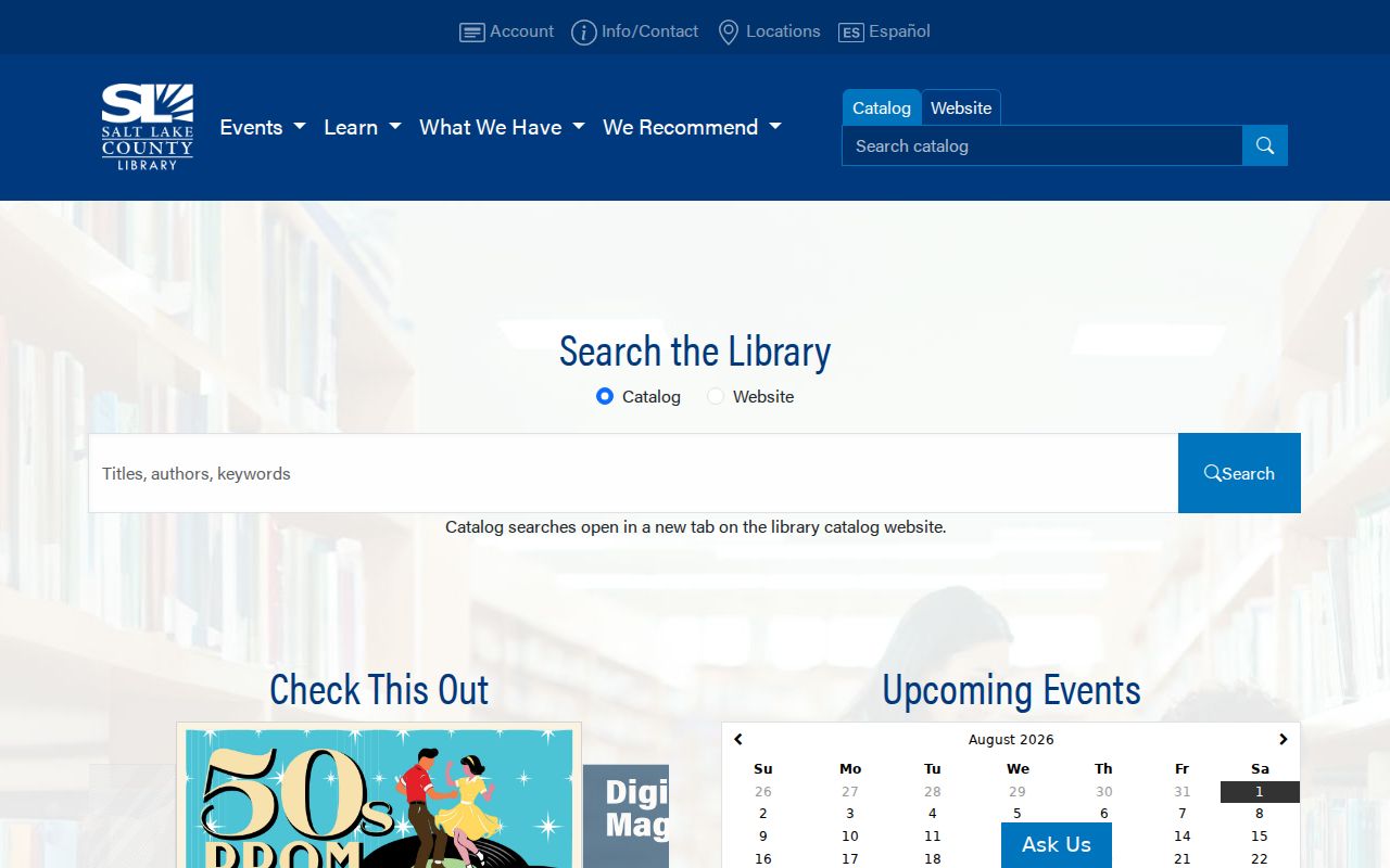 West Valley City people directories in the Salt Lake County Library catalog
