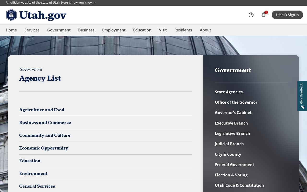 West Valley City people directories through the Utah agency contact gateway